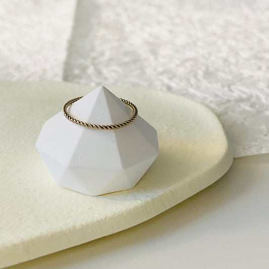 Twisted Stacking Ring